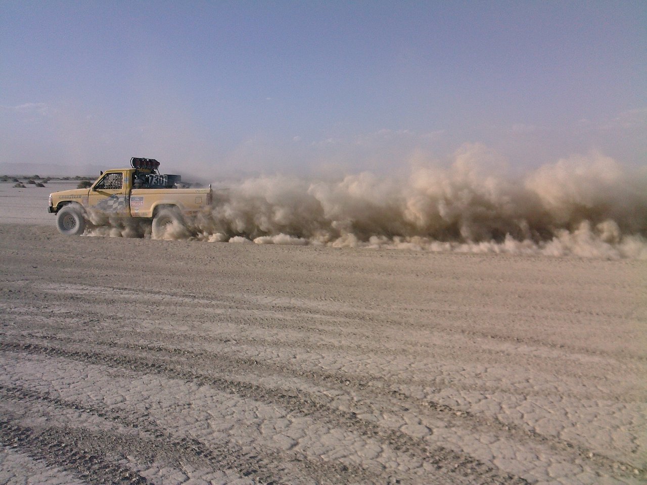 Archival 2008 BITD Vegas to Reno Class 7300 yellow desert truck #730 — not La Raza 2026 race-day