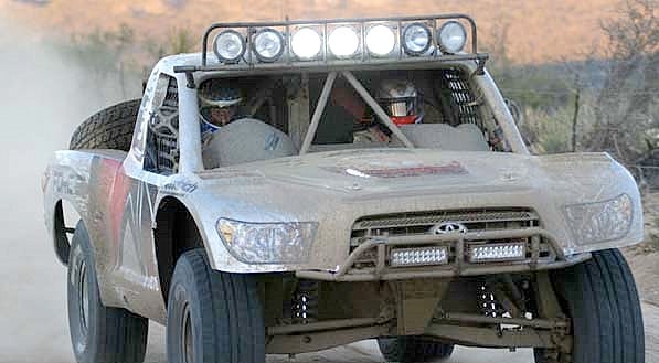 Chad Ragland Trophy Truck desert action — 2007 SCORE Baja 1000 — photo by Chadrag