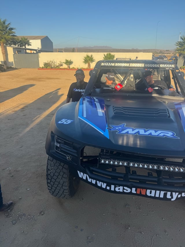 #55 race truck at tech